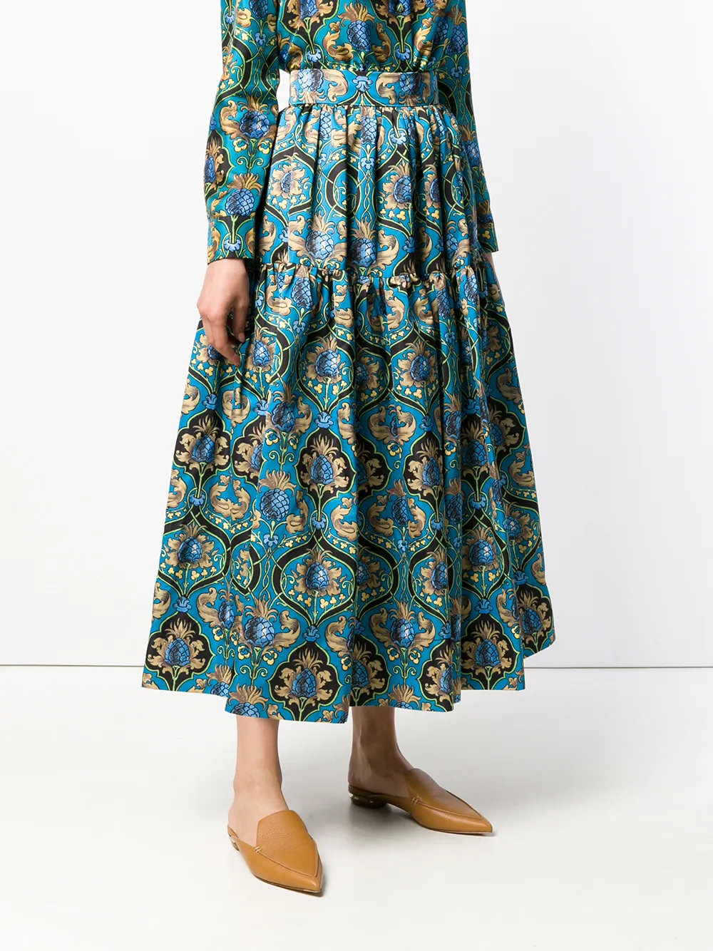 La DoubleJ Rok met print Blauw