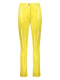 Alberta Ferretti vinyl trousers - Yellow