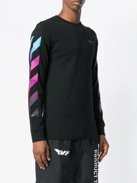 off white gradient sweatshirt