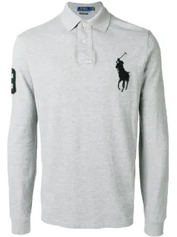 longsleeved polo shirt