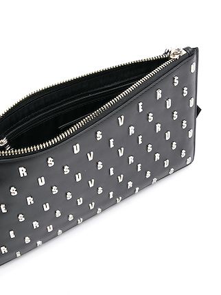 logo studded pouch bag展示图