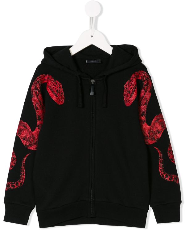 snake print hoodie