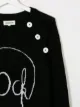 Zadig & Voltaire Kids كنزة طويلة بجمجمة وحياكة إنتارسيا