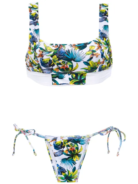 Amir Slama printed bikini set
