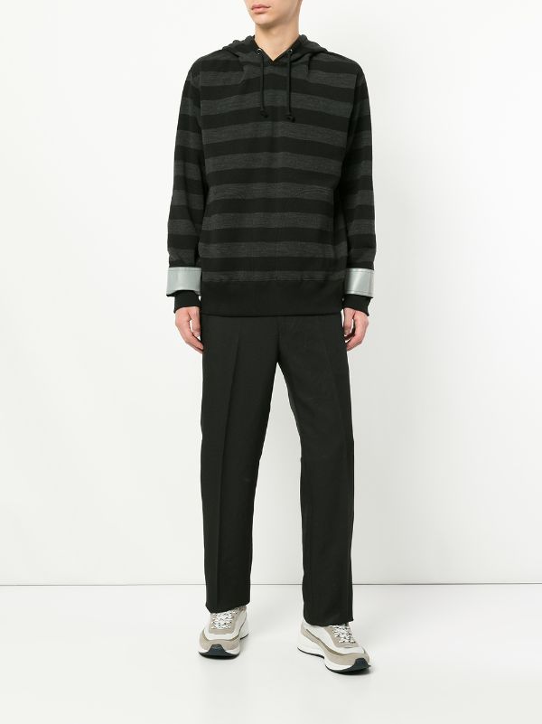 Junya Watanabe MAN Reflective Striped Hoodie - Farfetch