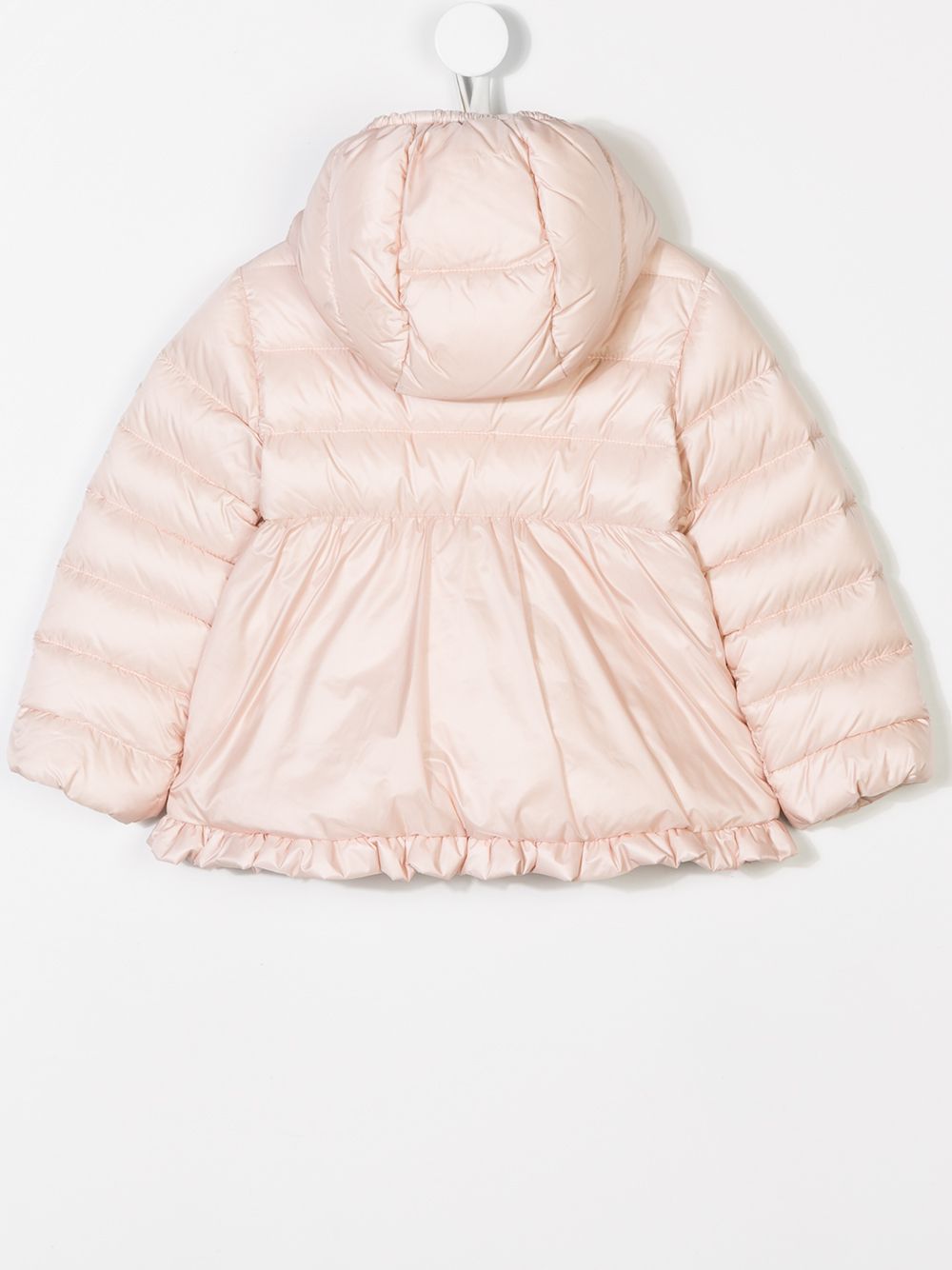 фото Moncler kids куртка с капюшоном и сборками