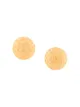 Image 1 of Chanel Pre-Owned 1980s CC logo round clip-on earrings