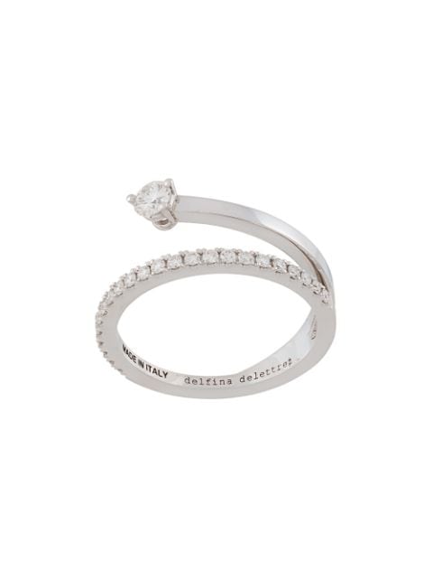 Delfina Delettrez 18kt white gold Marry Me diamond ring