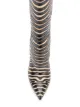 Francesco Russo Stiefel mit Animal-Print