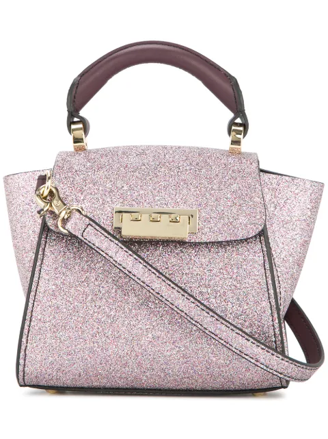 ZAC ZAC POSEN EARTHA ICONIC MINI GLITTER TOP HANDLE BAG