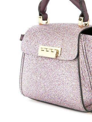 Eartha Iconic mini glitter top handle bag展示图