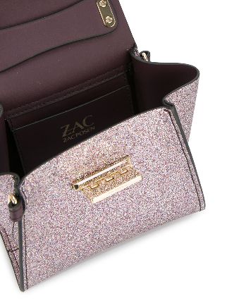 Eartha Iconic mini glitter top handle bag展示图