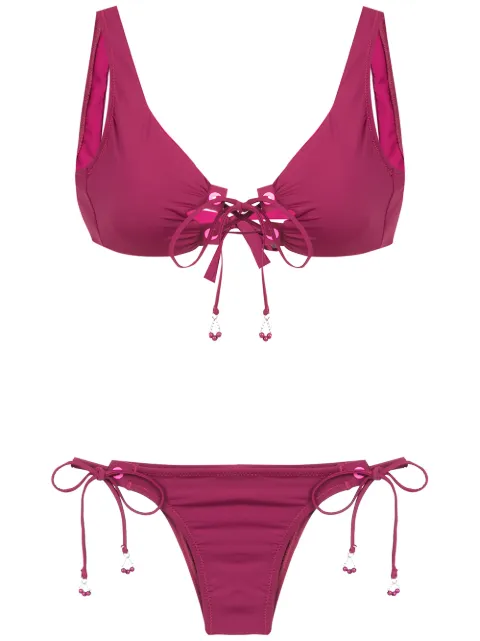 Amir Slama lace up bikini