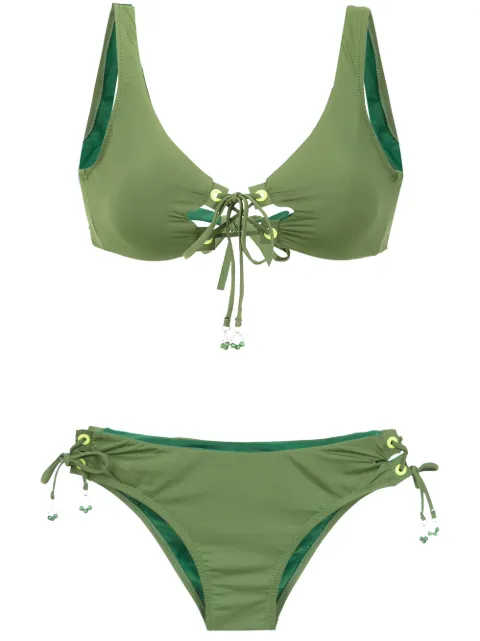 Amir Slama lace up bikini set