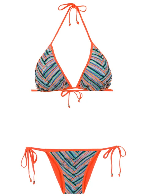Amir Slama bikini con estampado gráfico