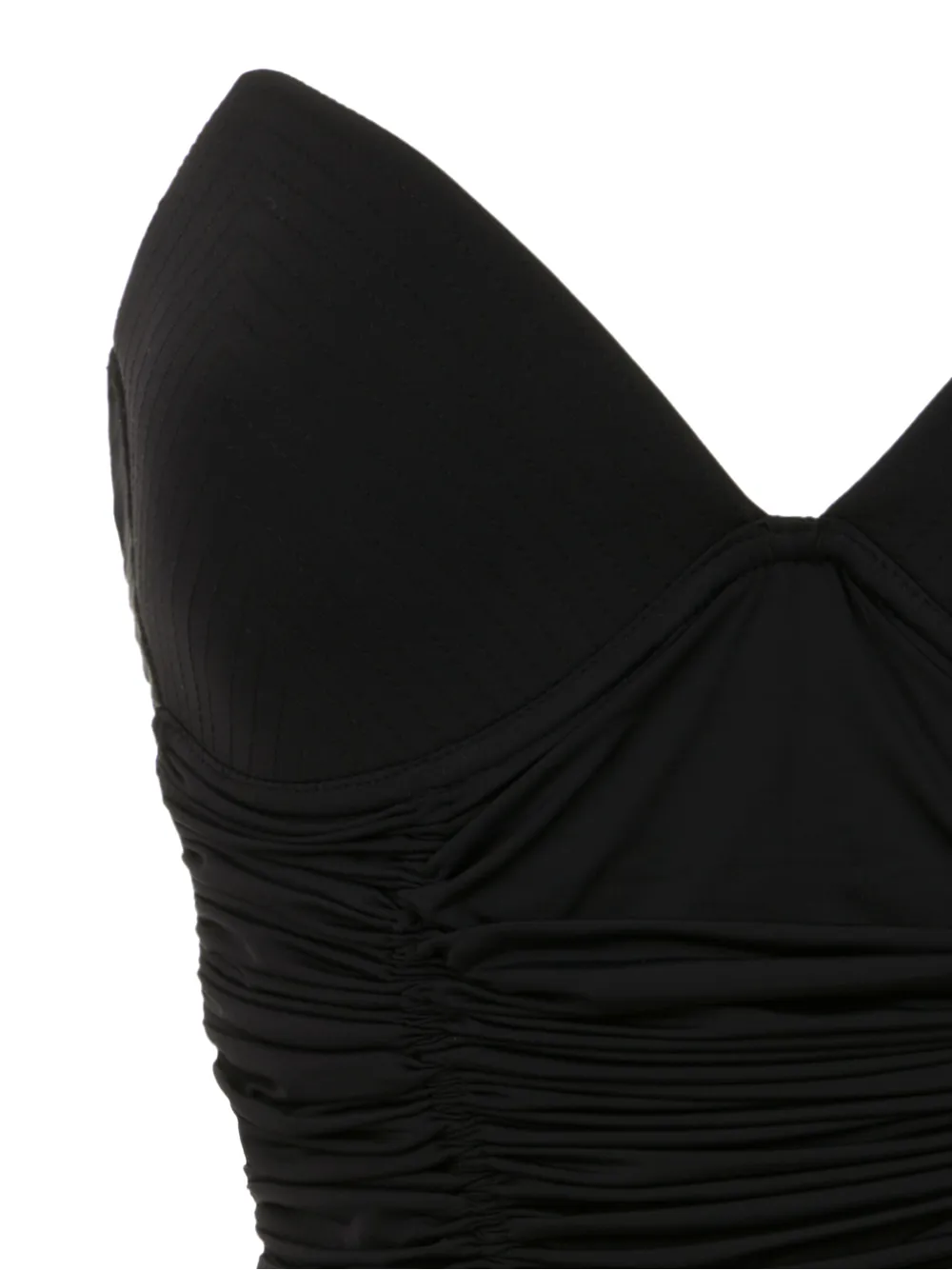 Amir Slama sleeveless swimsuit Zwart