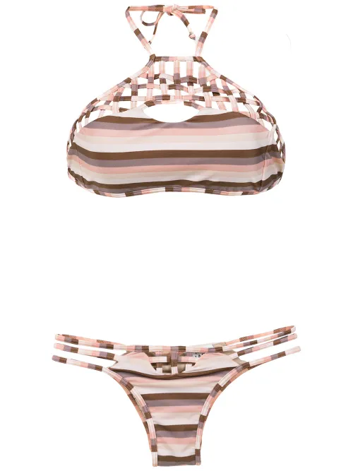 Striped bikini top - Amir Slama - Modalova