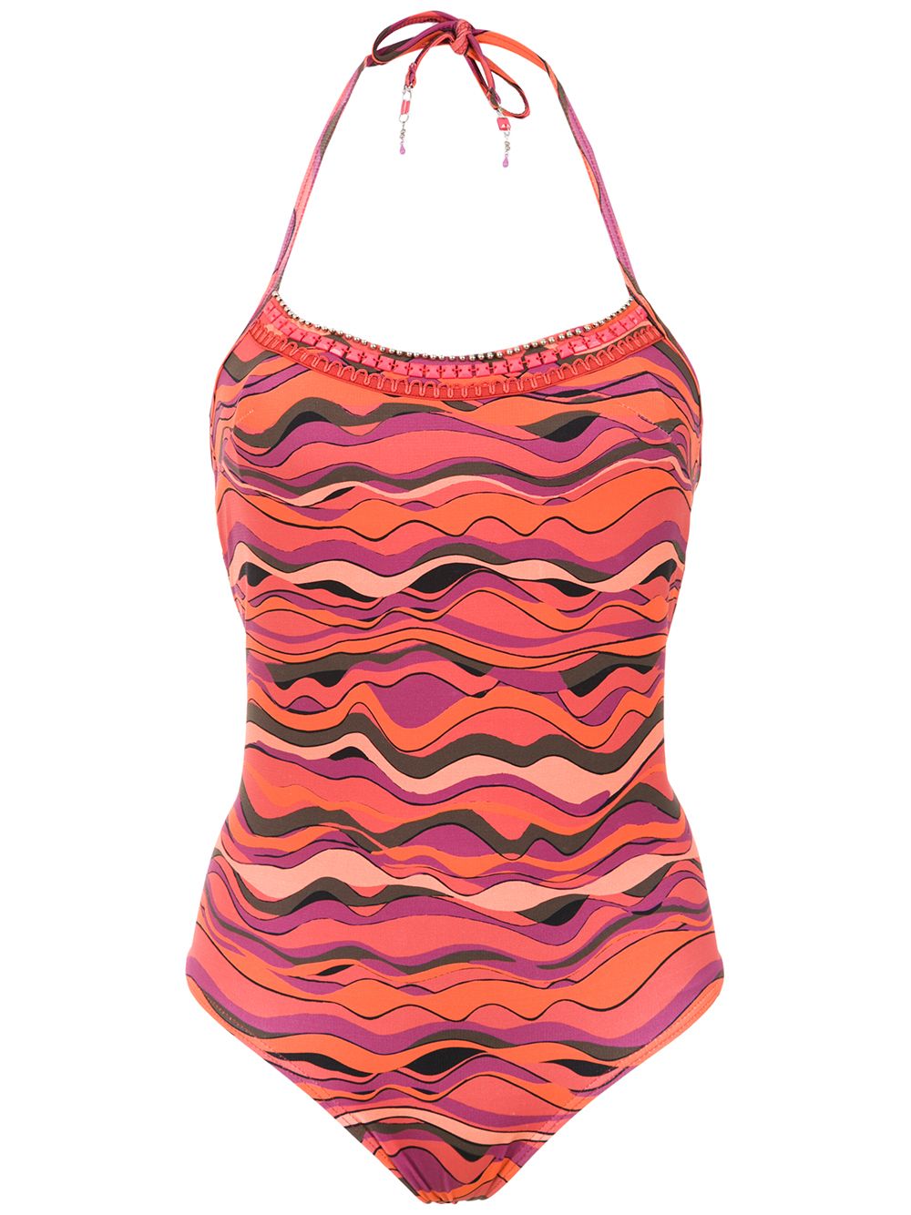 Amir Slama printed swimsuit - Pink