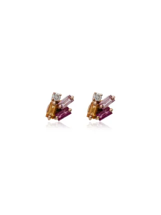Suzanne Kalan Rainbow Shire Diamond Earrings Farfetch Suzanne Kalan Rainbow Shire Diamond Earrings