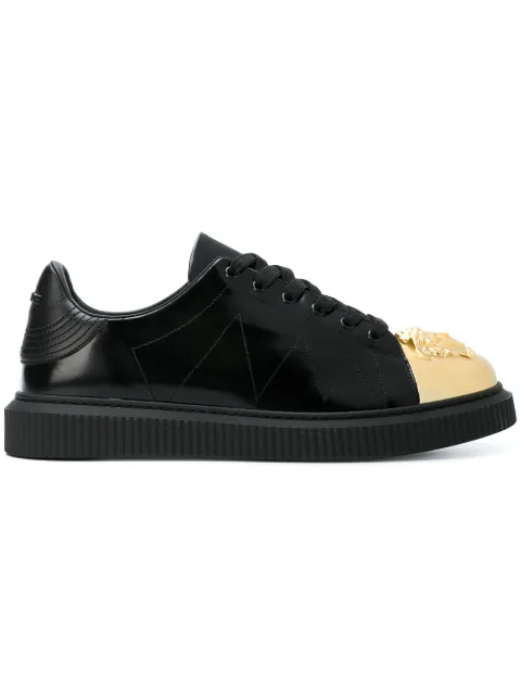 Versace Metallic Tip Nyx Sneakers Farfetch Com