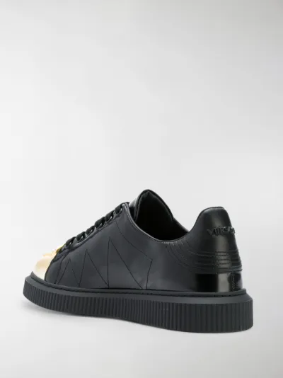Versace metallic tip Nyx sneakers black | MODES