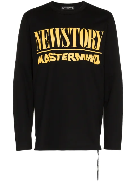 Mastermind Japan playera con logo estampado