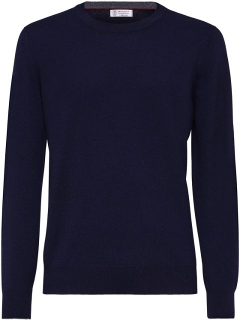 Brunello Cucinelli crew-neck cashmere jumper Men