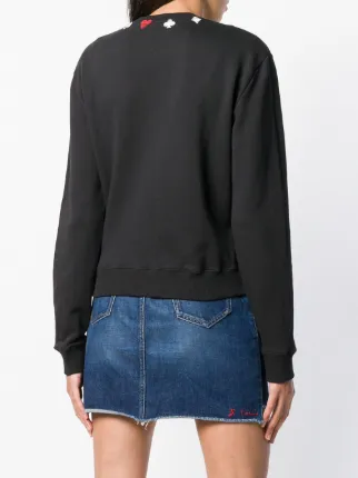 Sweatshirt Saint Noir Card Laurent Suit BtqtYfS