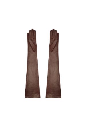 long leather gloves in 4522 | N°21 | Official Online Store