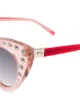 Nº21 Cat-Eye-Sonnenbrille mit Kristallen