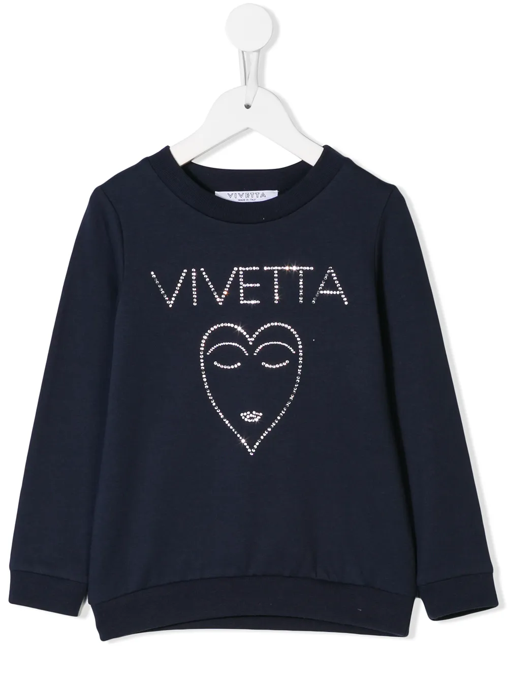 Vivetta Kids embellished logo sweatshirt Vivetta Kids embellished logo sweatshirt