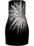 Balmain sun sequin mini dress - Black