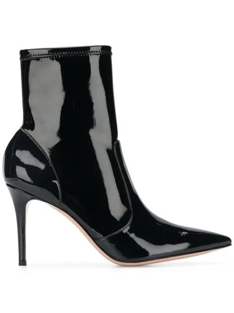 Click to view more detailed imagery on our partner's website Gianvito Rossi Ankle Boots Imogen Bootie Black