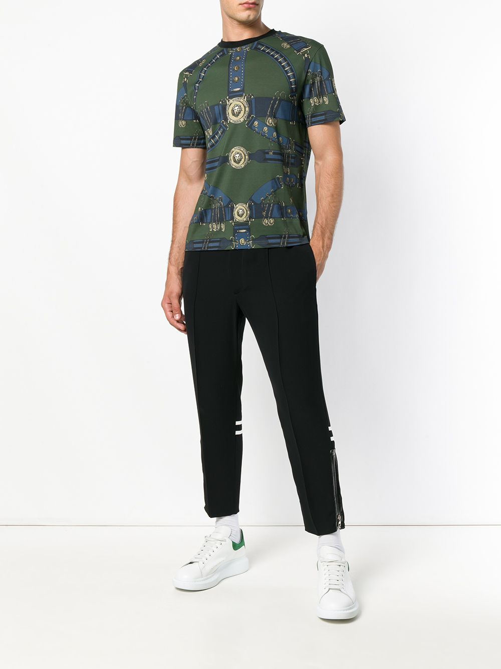 фото Versus trompe l'oeil-print T-shirt