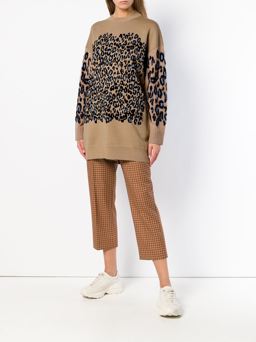 фото Kenzo Leopard print jumper dress