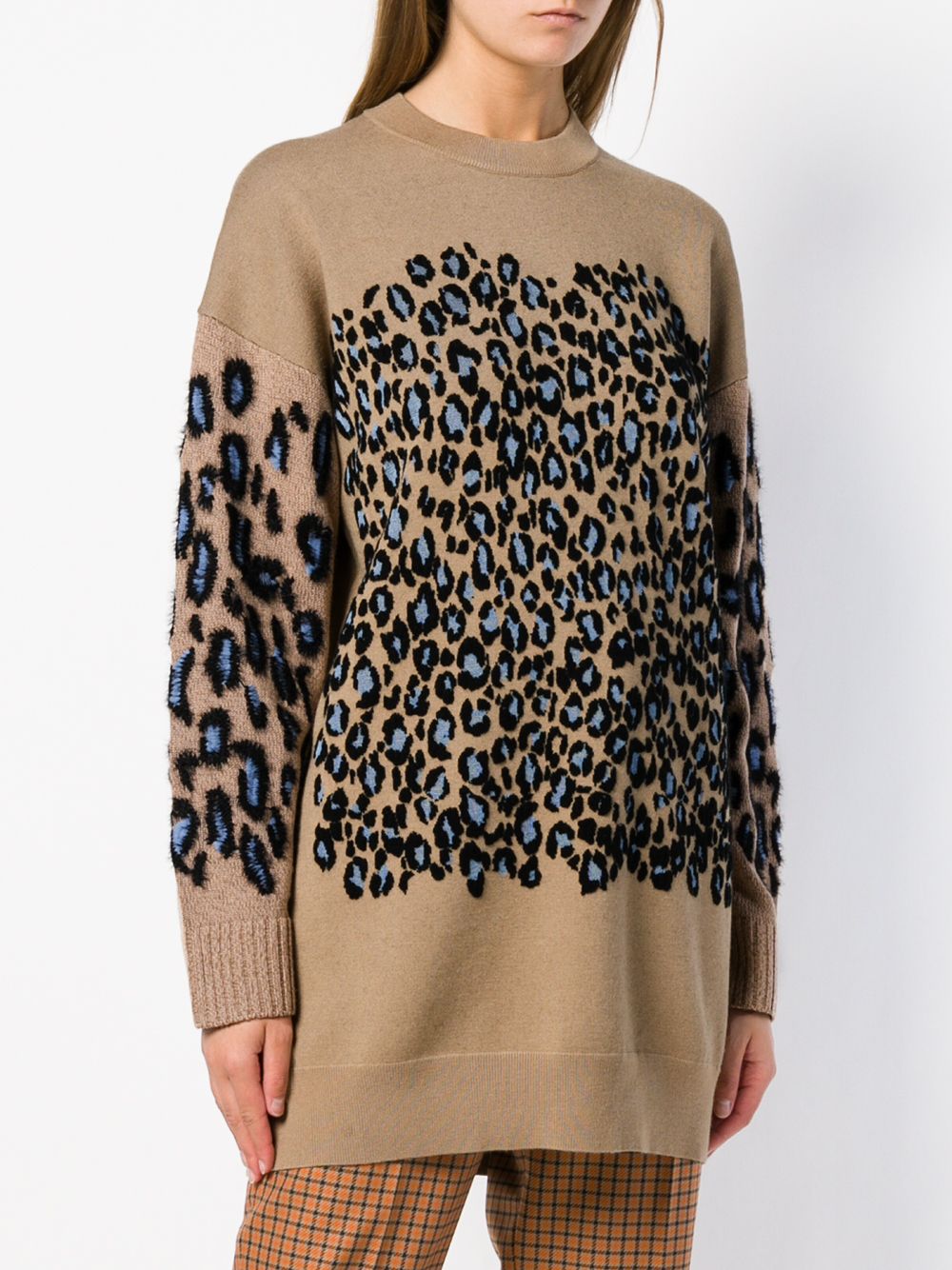 фото Kenzo Leopard print jumper dress