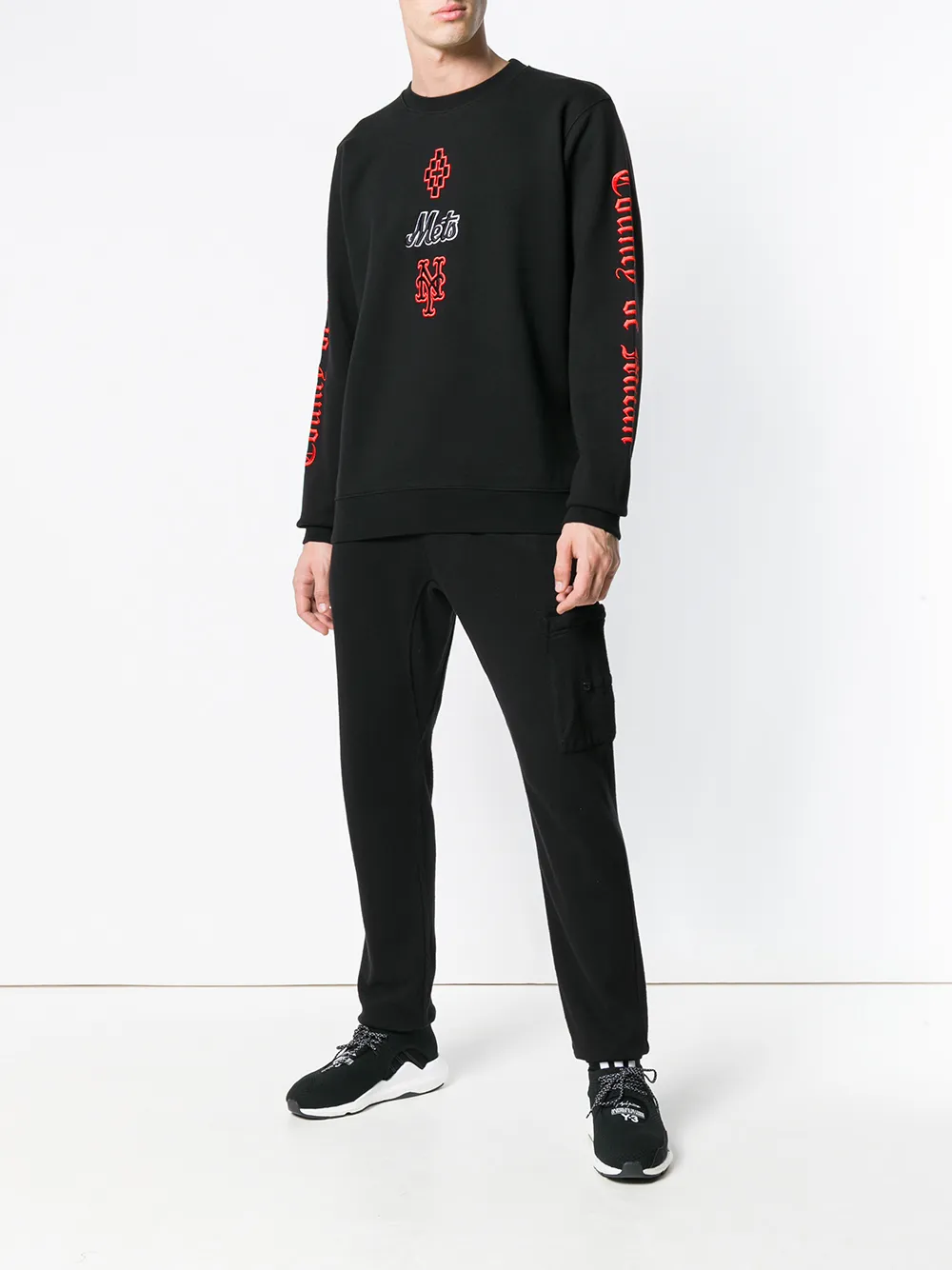COUNTY OF MILAN NY Mets sweatshirt Zwart