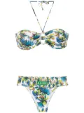 Amir Slama printed bikini - White