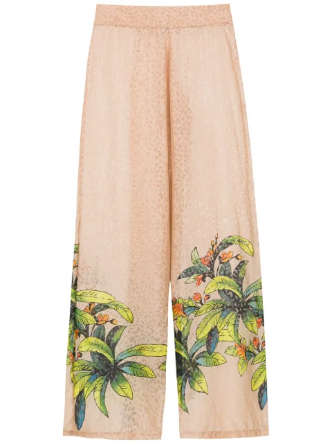 Amir Slama silk printed trousers