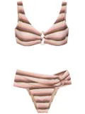 Amir Slama striped bikini - Neutrals