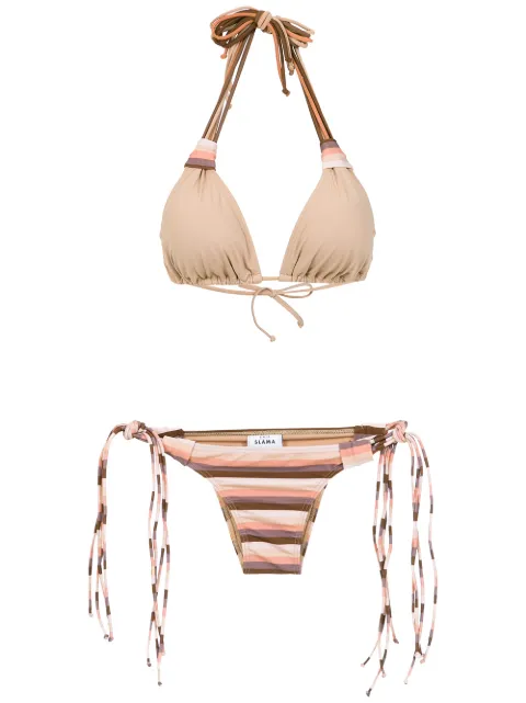 Amir Slama striped bikini set