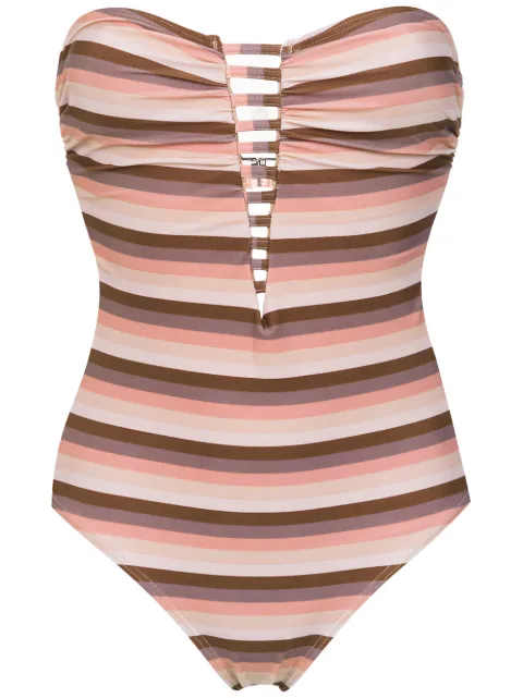 Amir Slama striped swimsuit