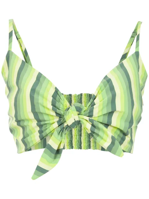 Amir Slama striped cropped top