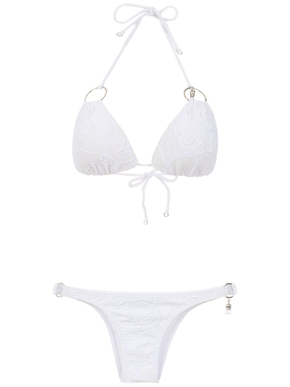 

Amir Slama bikini with metallic details - Blanco