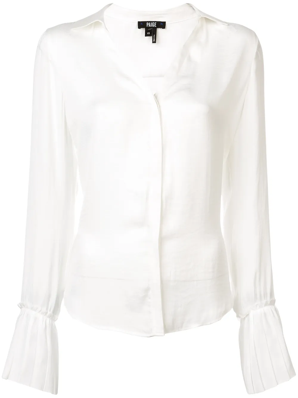 

PAIGE flared sleeves shirt - White