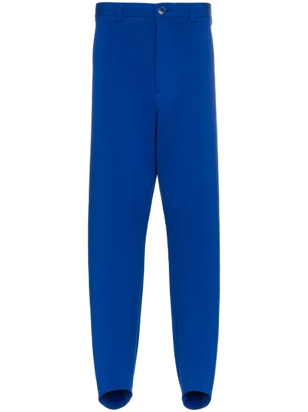 【BALENCIAGA】ブルー ロゴ入りスウェットパンツ サイズ10 Balenciaga ジップ スウェットパンツ | ブルー | FARFETCH JP