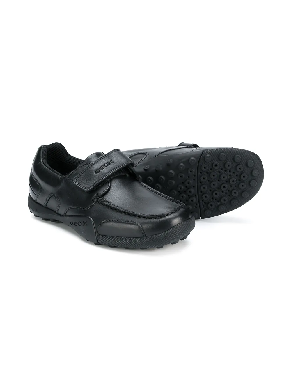 Geox Kids classic touch-strap shoes - Zwart Top Merken Winkel