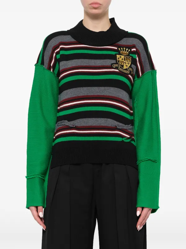 JW Anderson Logo Sweater in Green