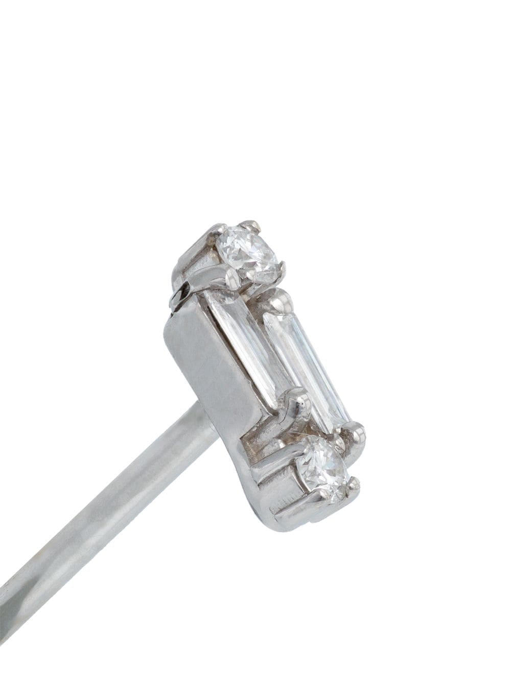 Shop Suzanne Kalan Diamond Earrings In Metallic