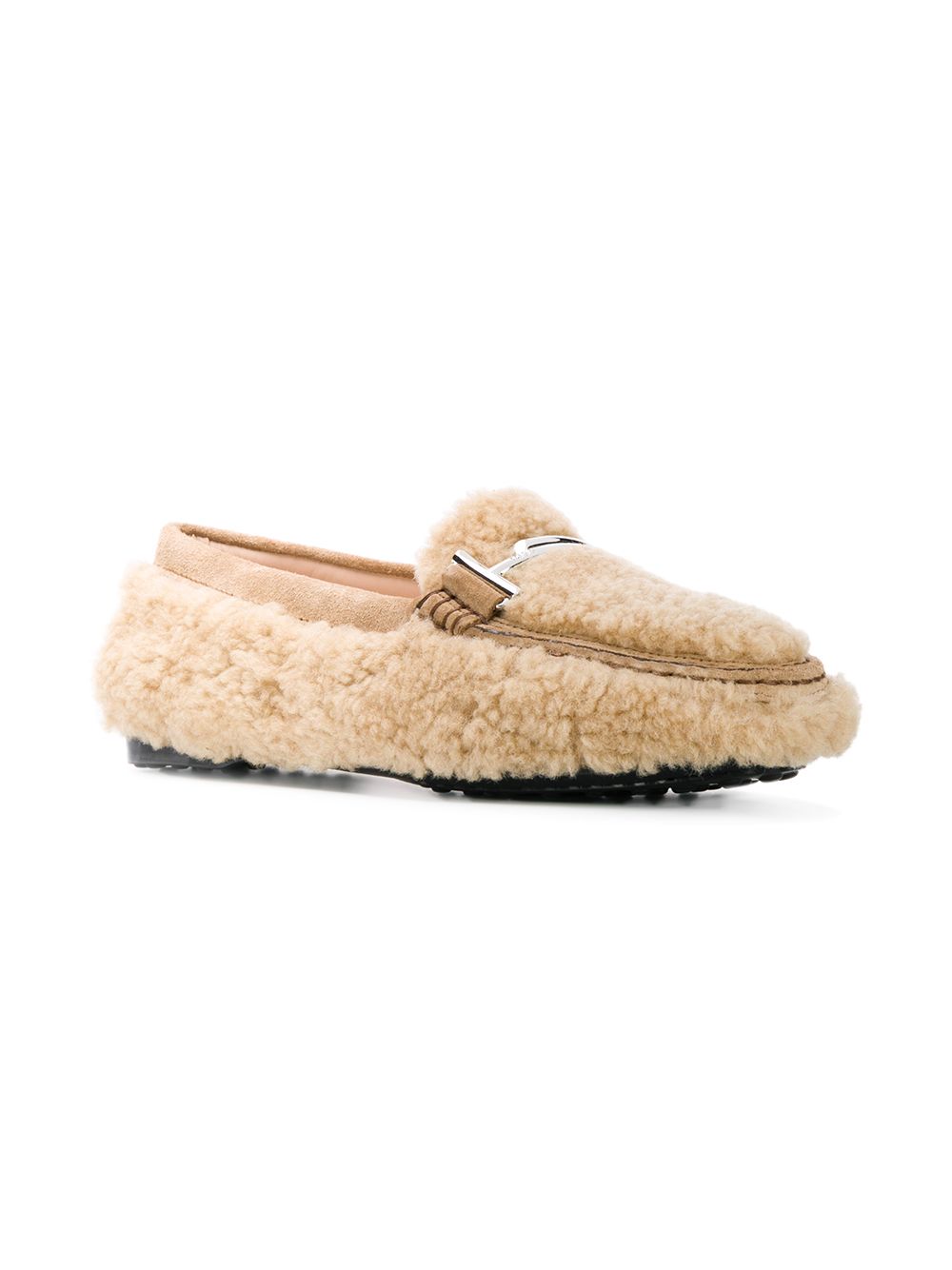 фото Tod's lamb fur loafers